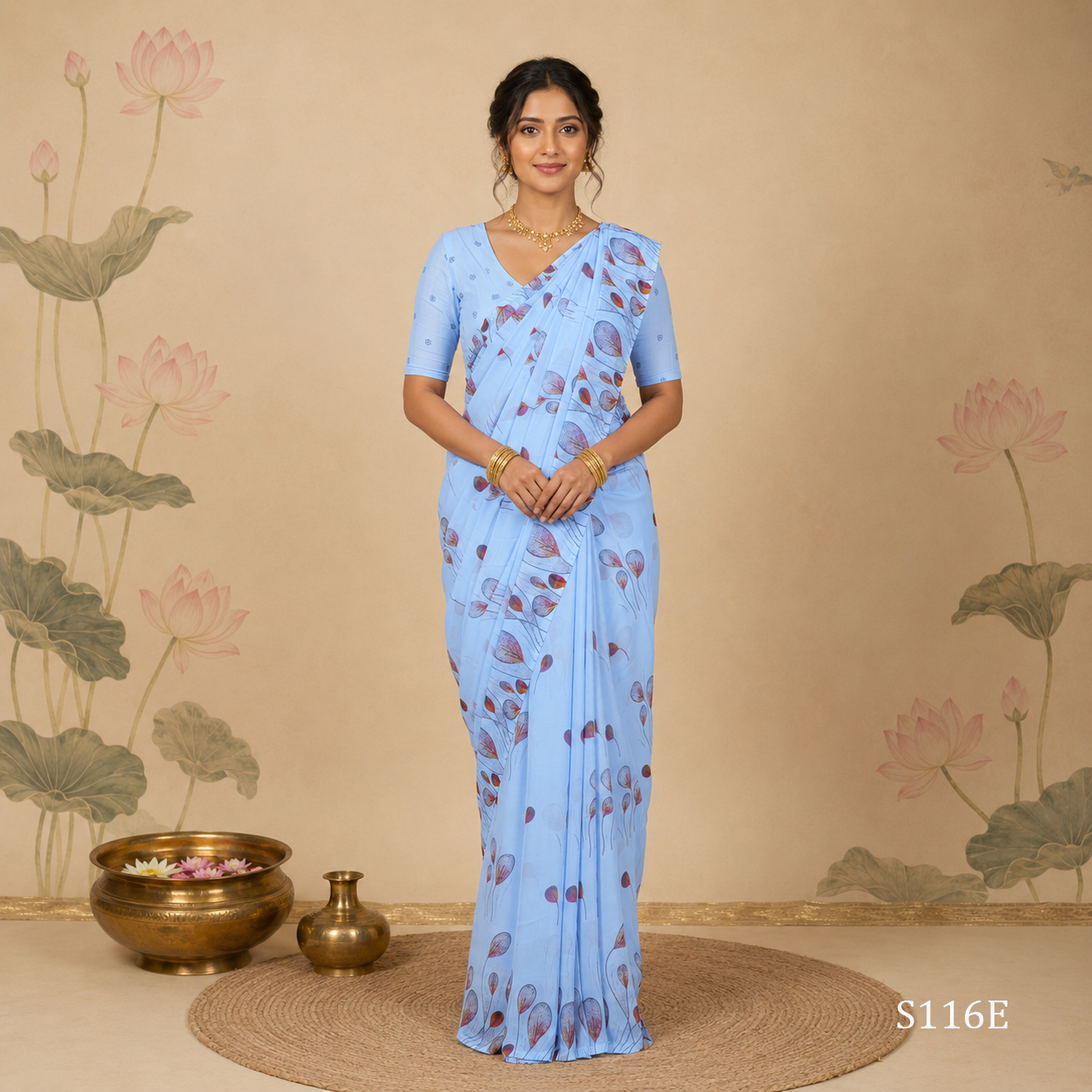 S116E.jpg1.jpg Fancy Saree - Image 1