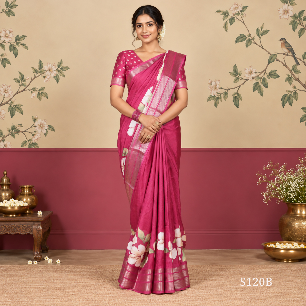 S120B.jpg Fancy Sarees - Image 1