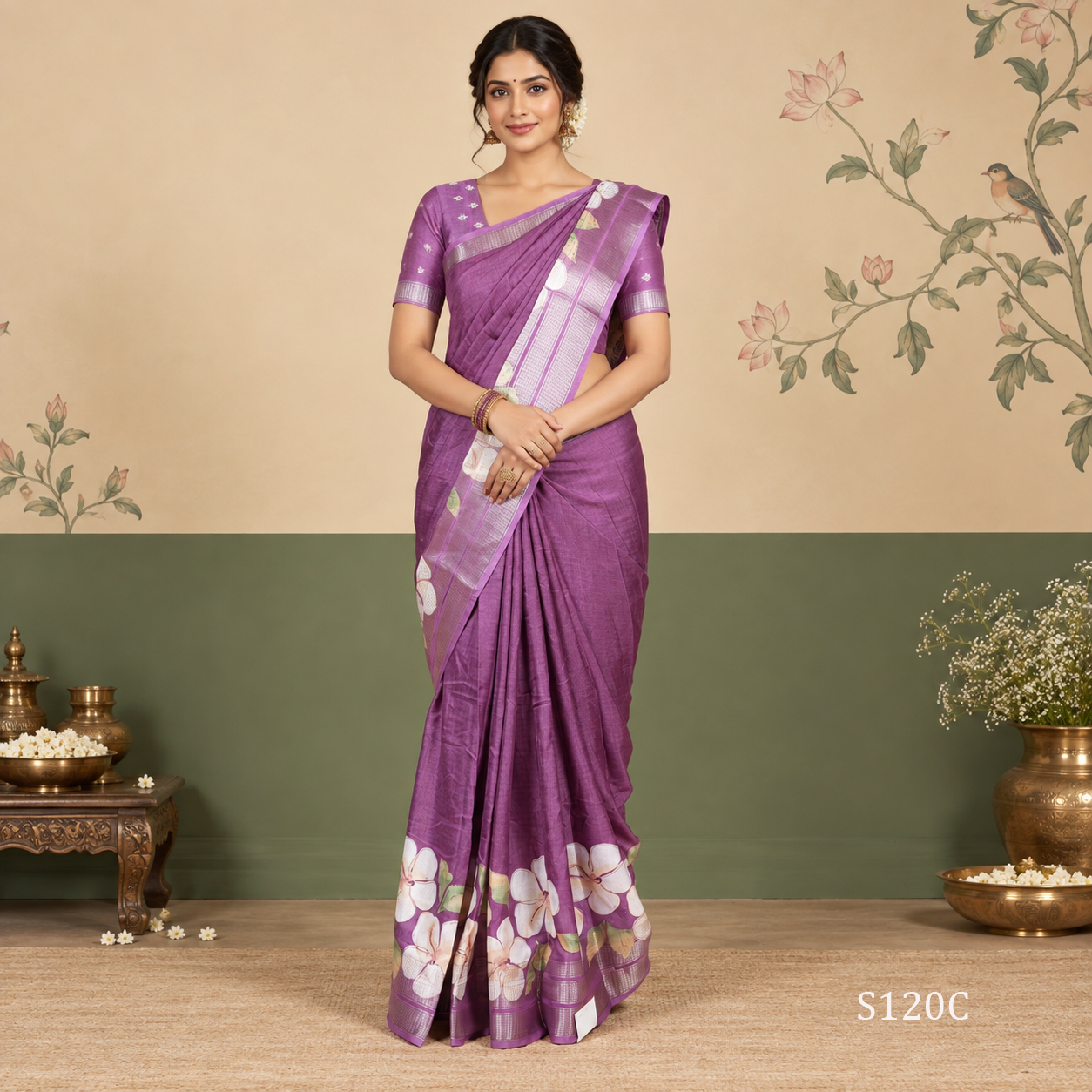 S120C.jpg Fancy Sarees - Image 1