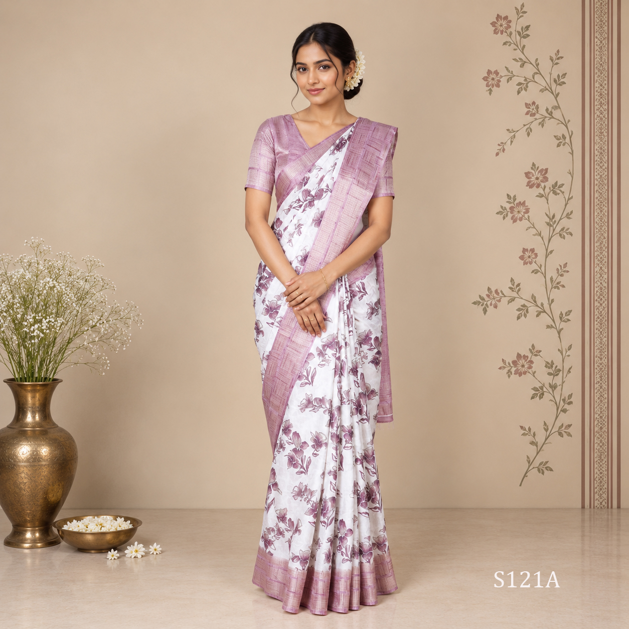 S121A.jpg Fancy Sarees - Image 1