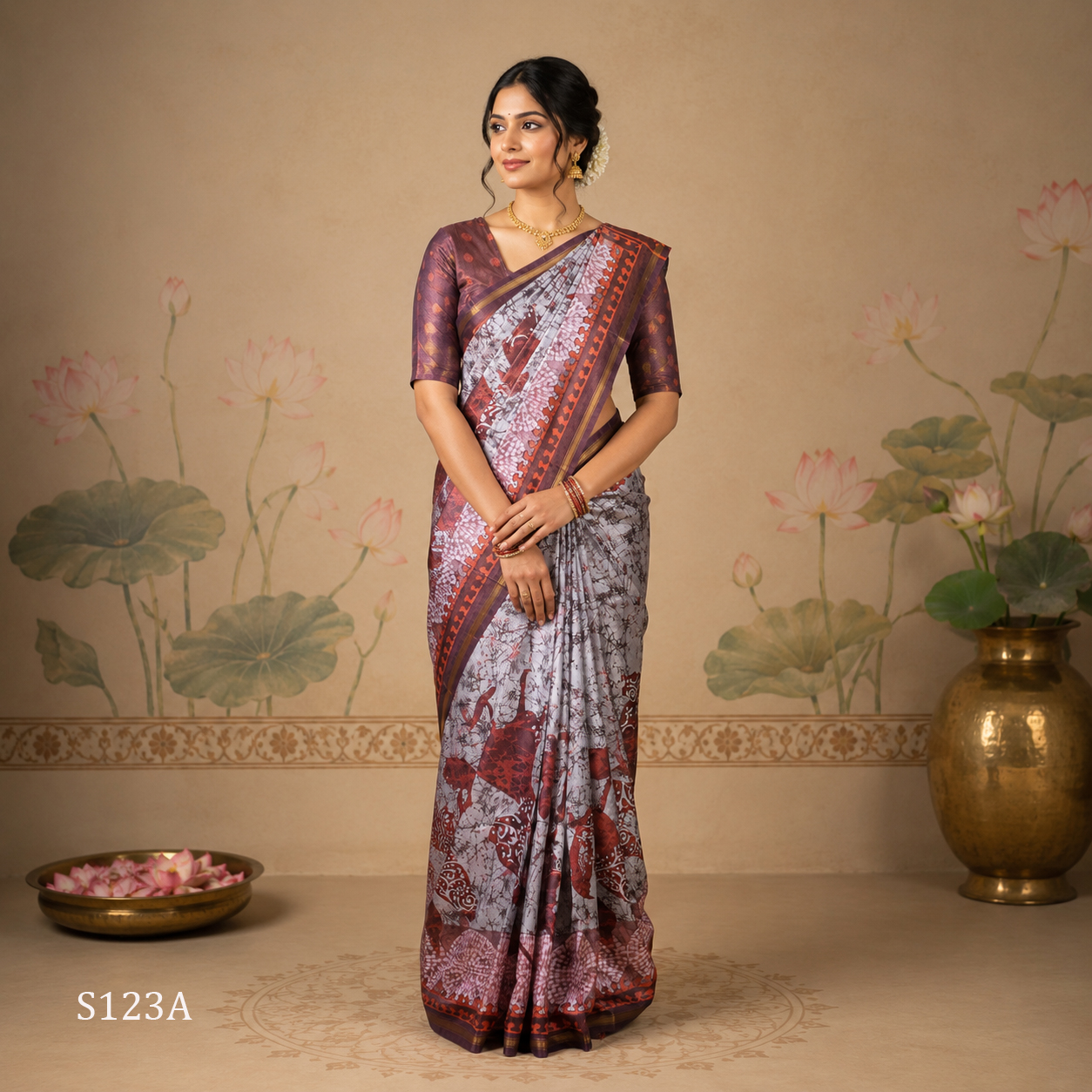 S123A.jpg Fancy Sarees - Image 1