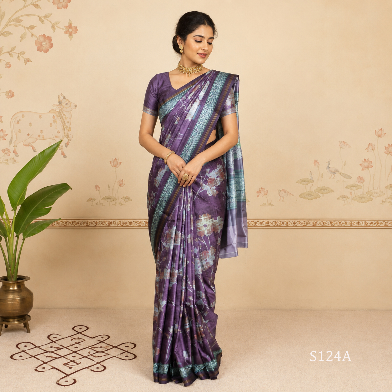 S124A.jpg Fancy Sarees - Image 1