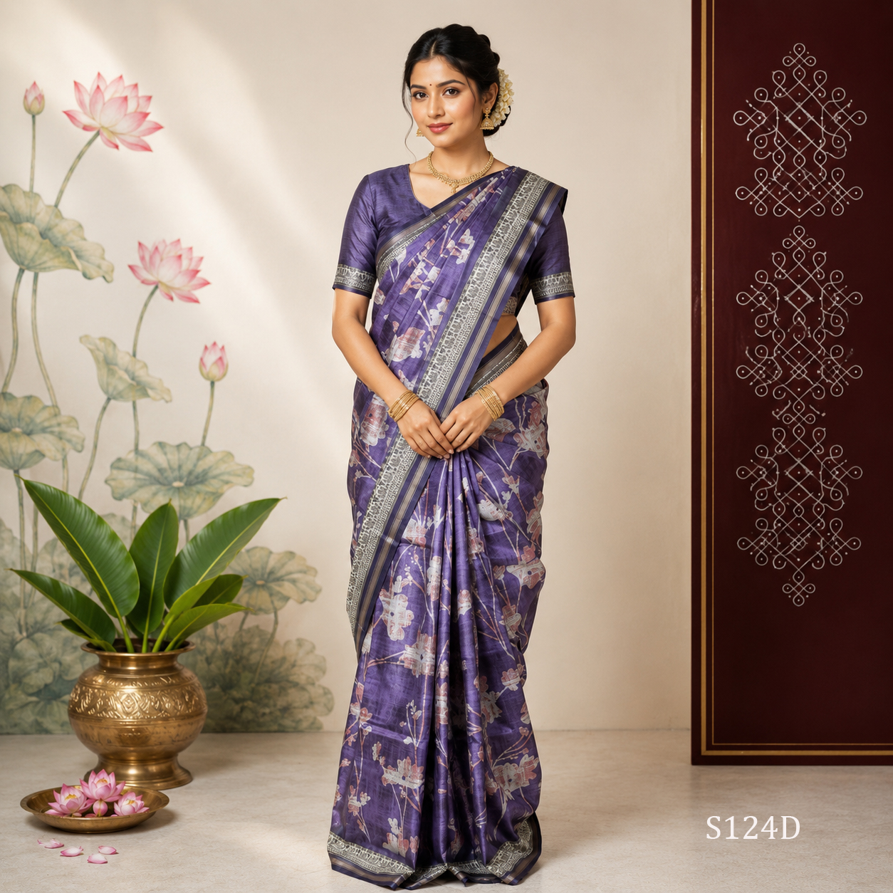 S124D.jpg Fancy Sarees - Image 1