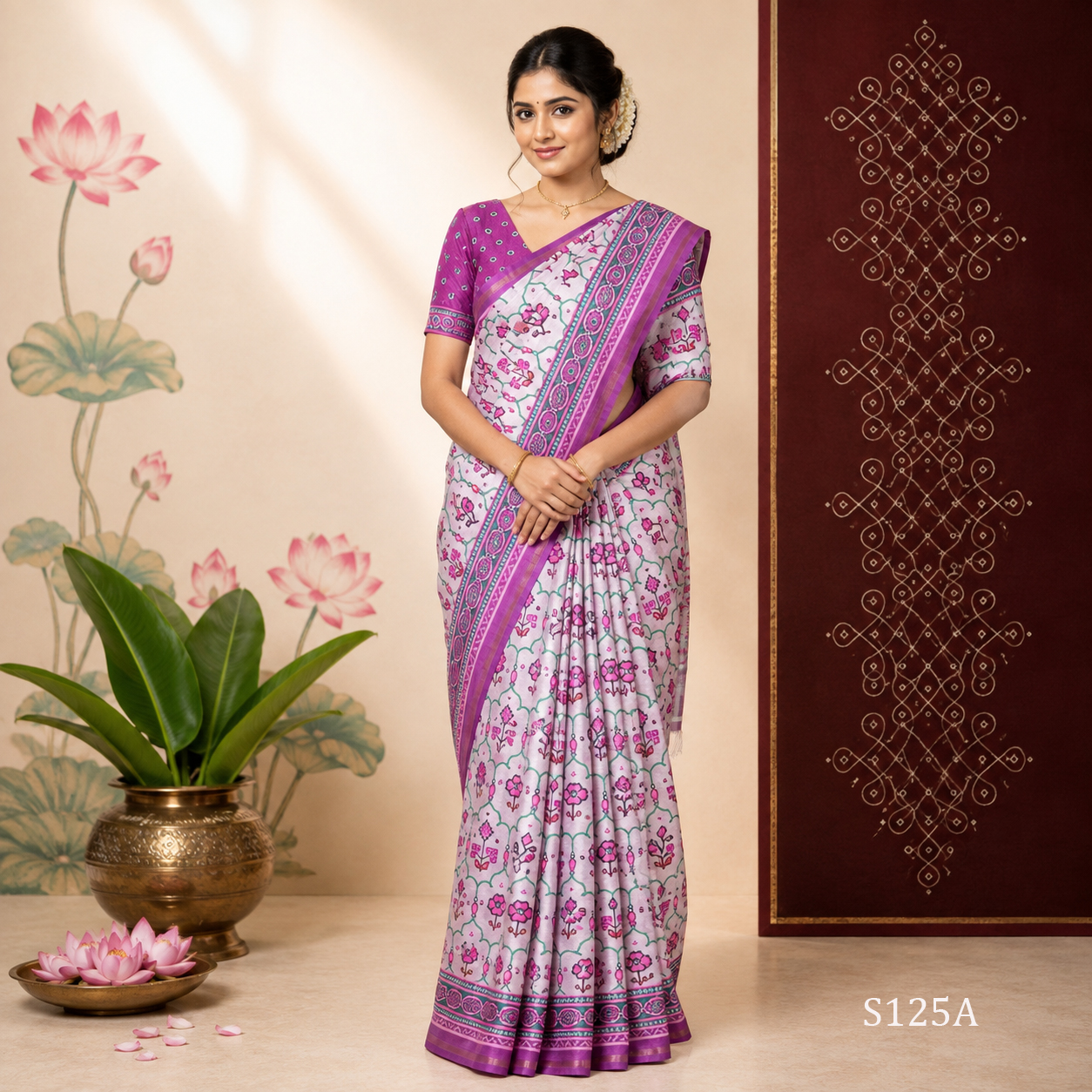 S125A.jpg Fancy Sarees - Image 1