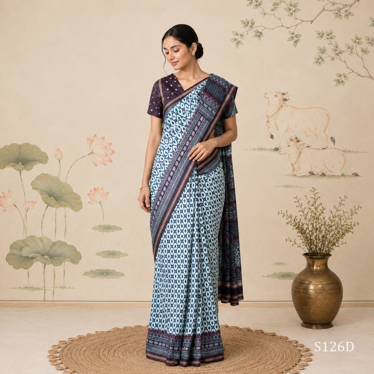 S126D.jpg Fancy Sarees - Image 1