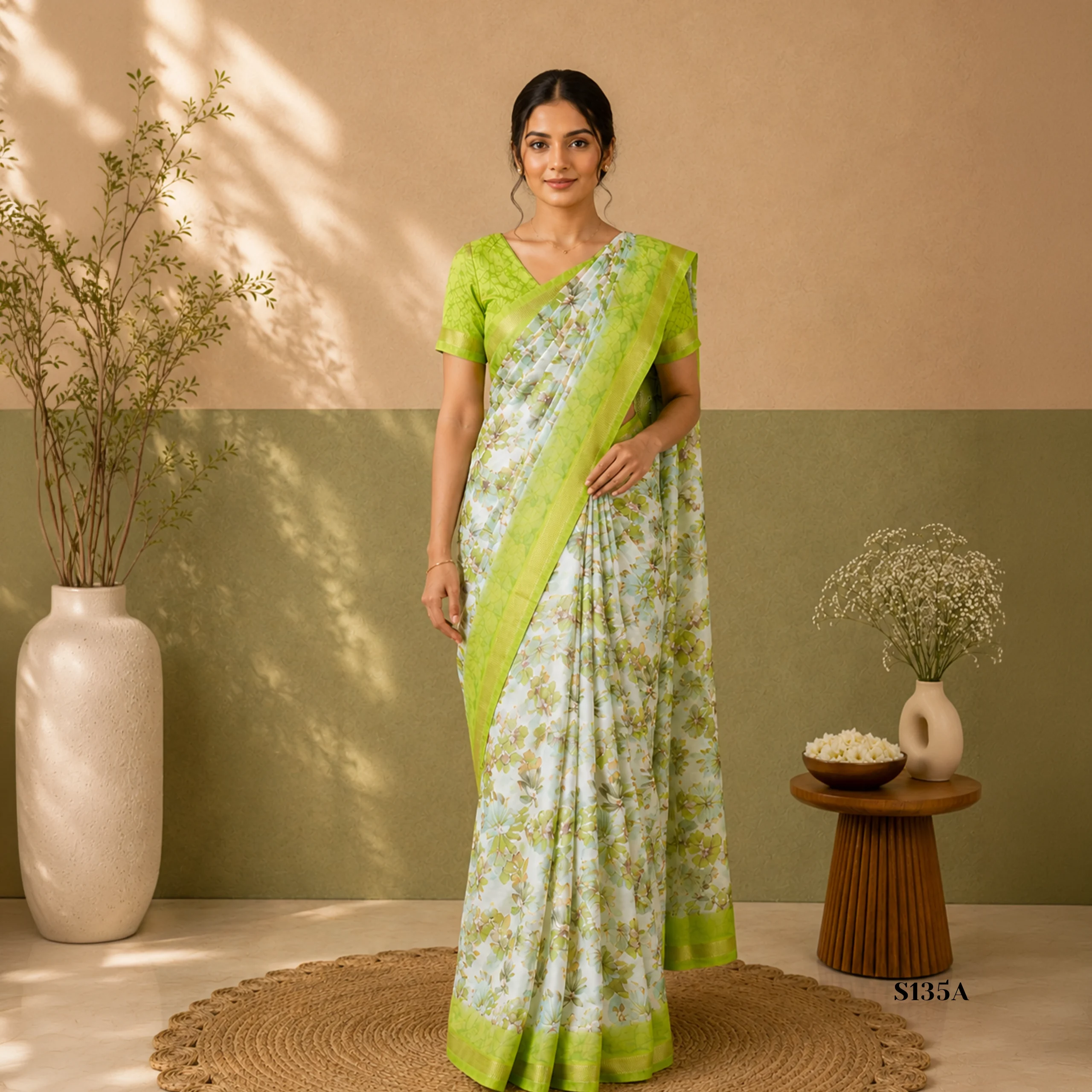S135A Fancy Sarees - Image 1