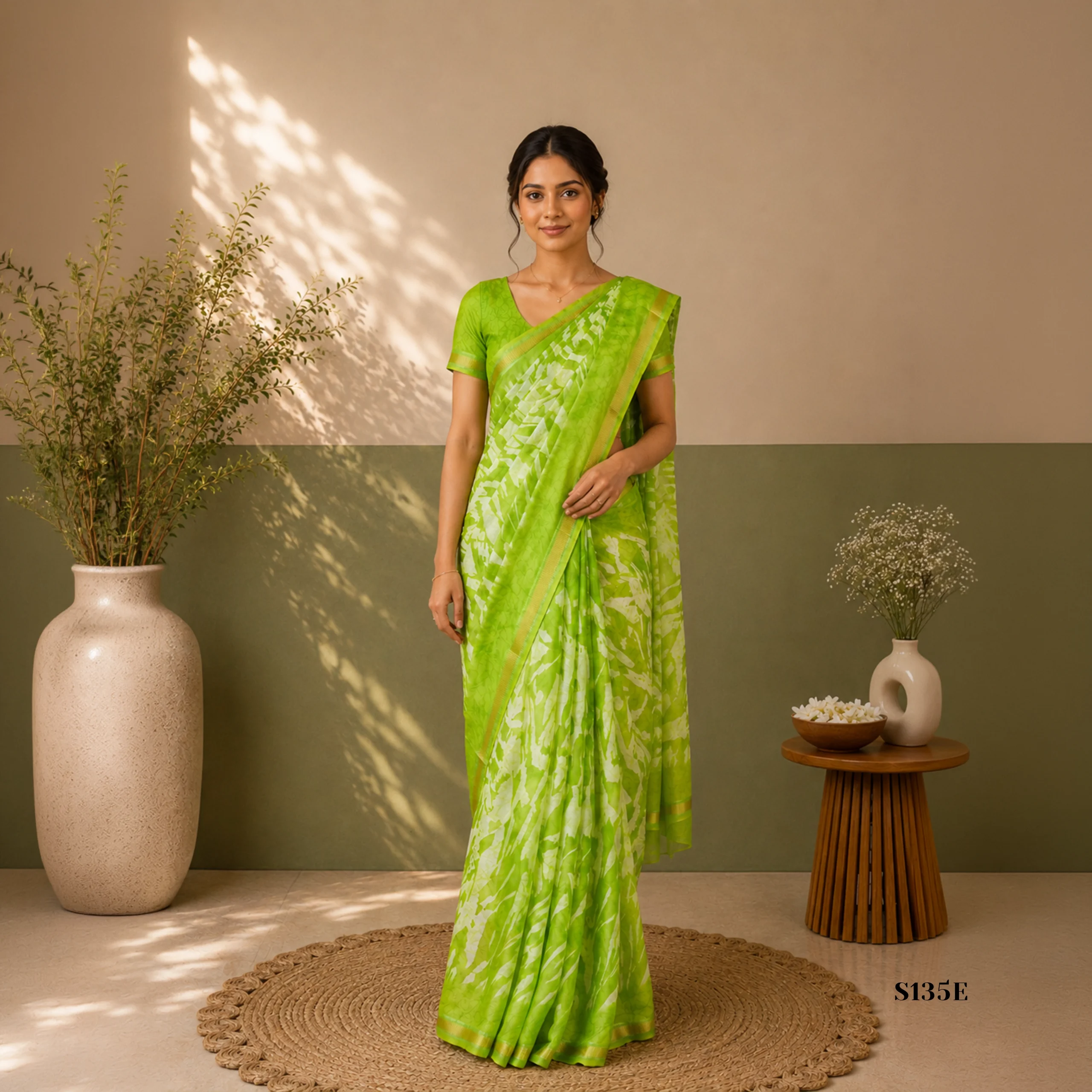 S135E Fancy Sarees - Image 1