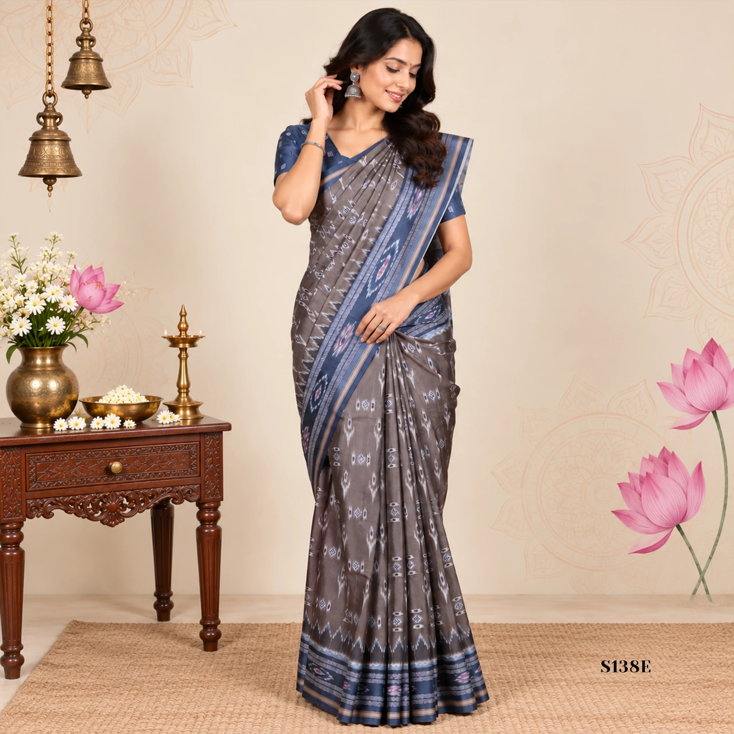 S138E Fancy Sarees - Image 1