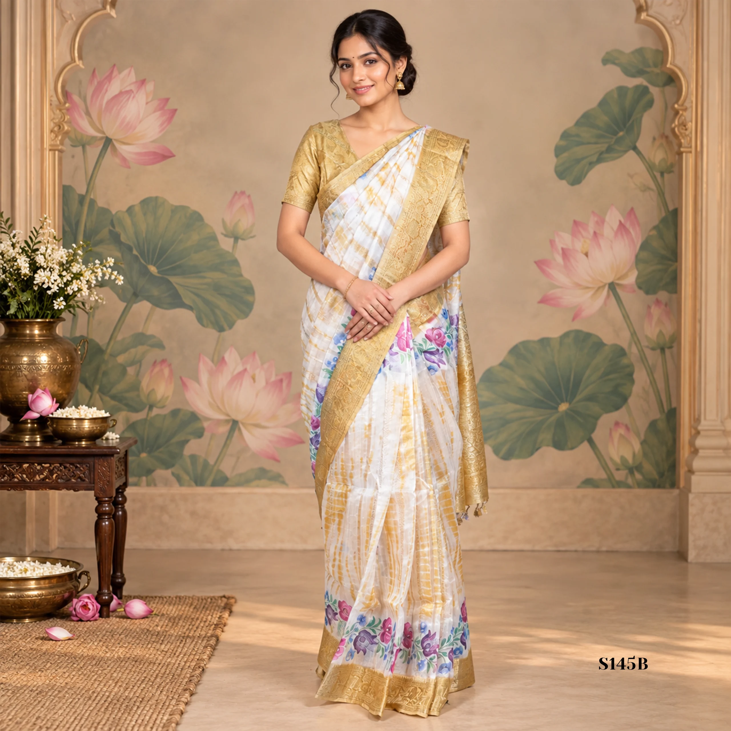 S145B Fancy Sarees - Image 1