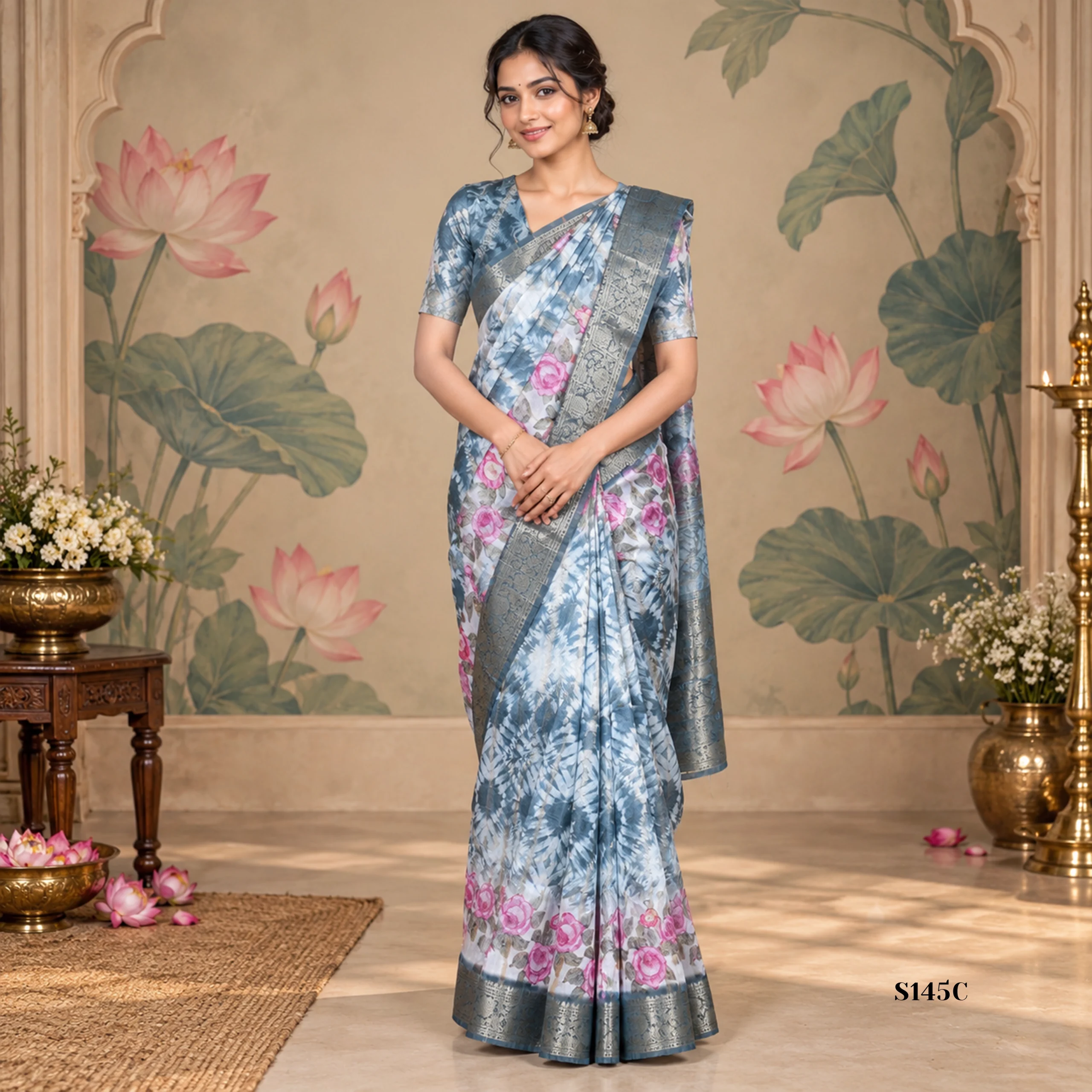 S145C Fancy Sarees - Image 1