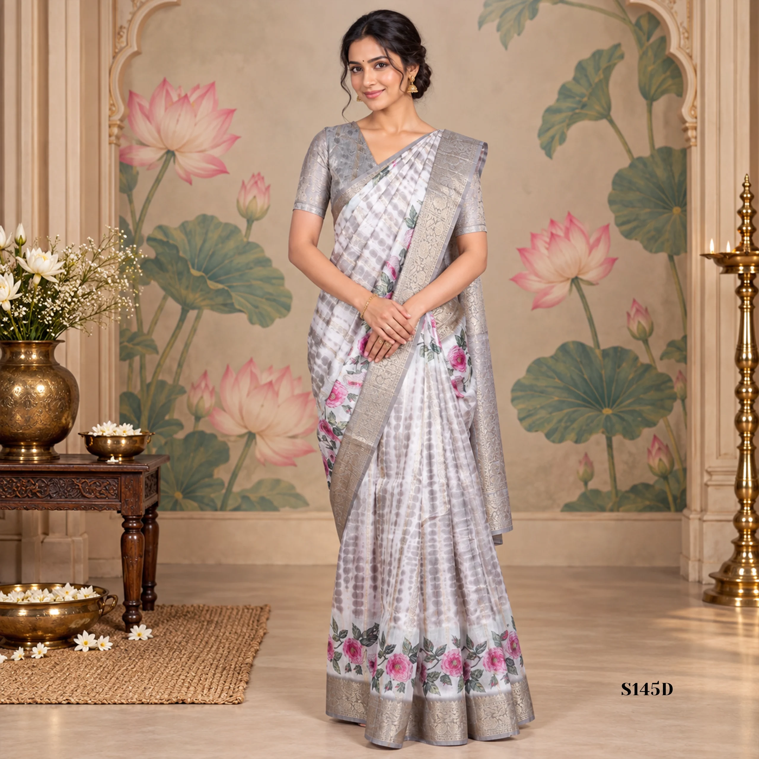 S145D Fancy Sarees - Image 1
