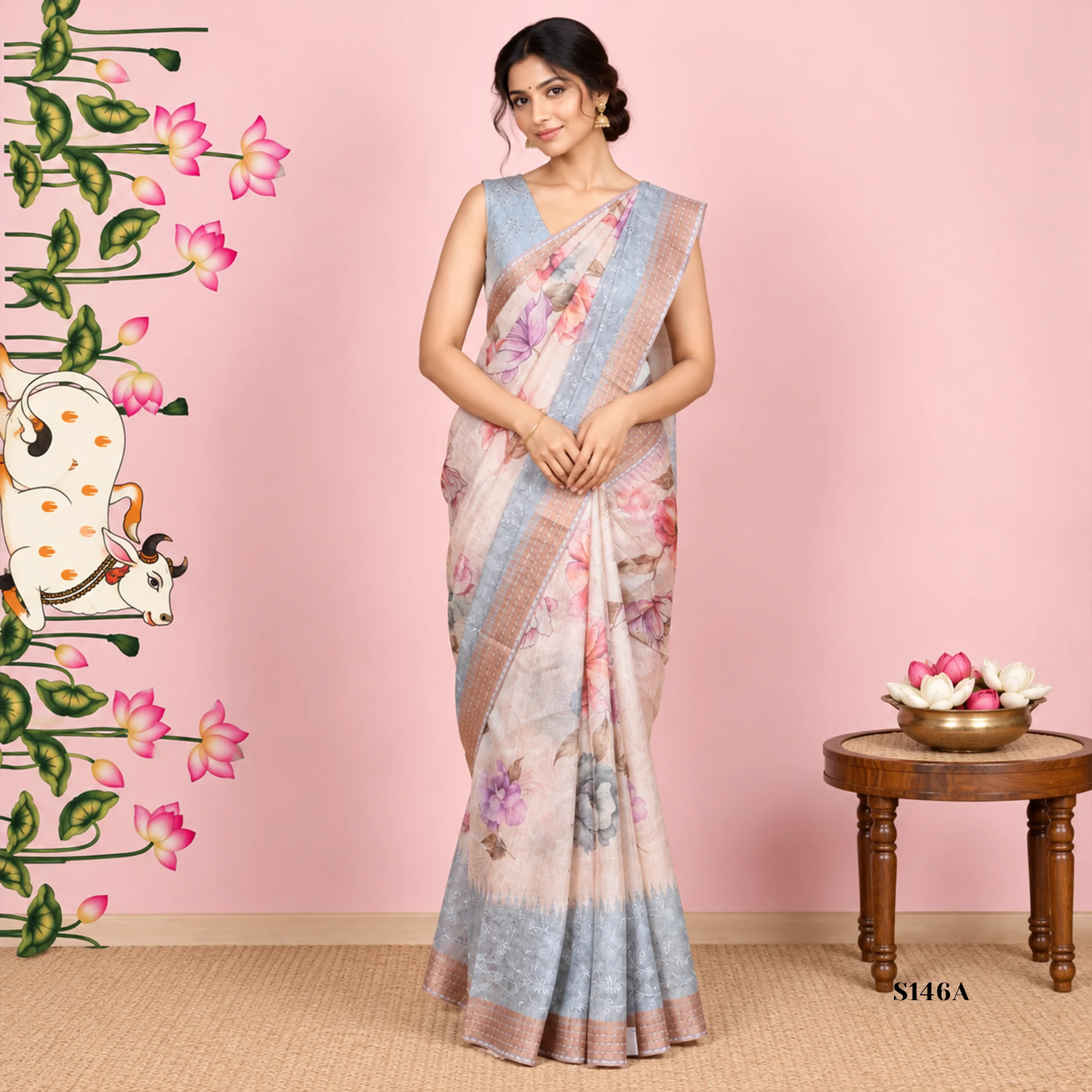 S146A Fancy Sarees - Image 1