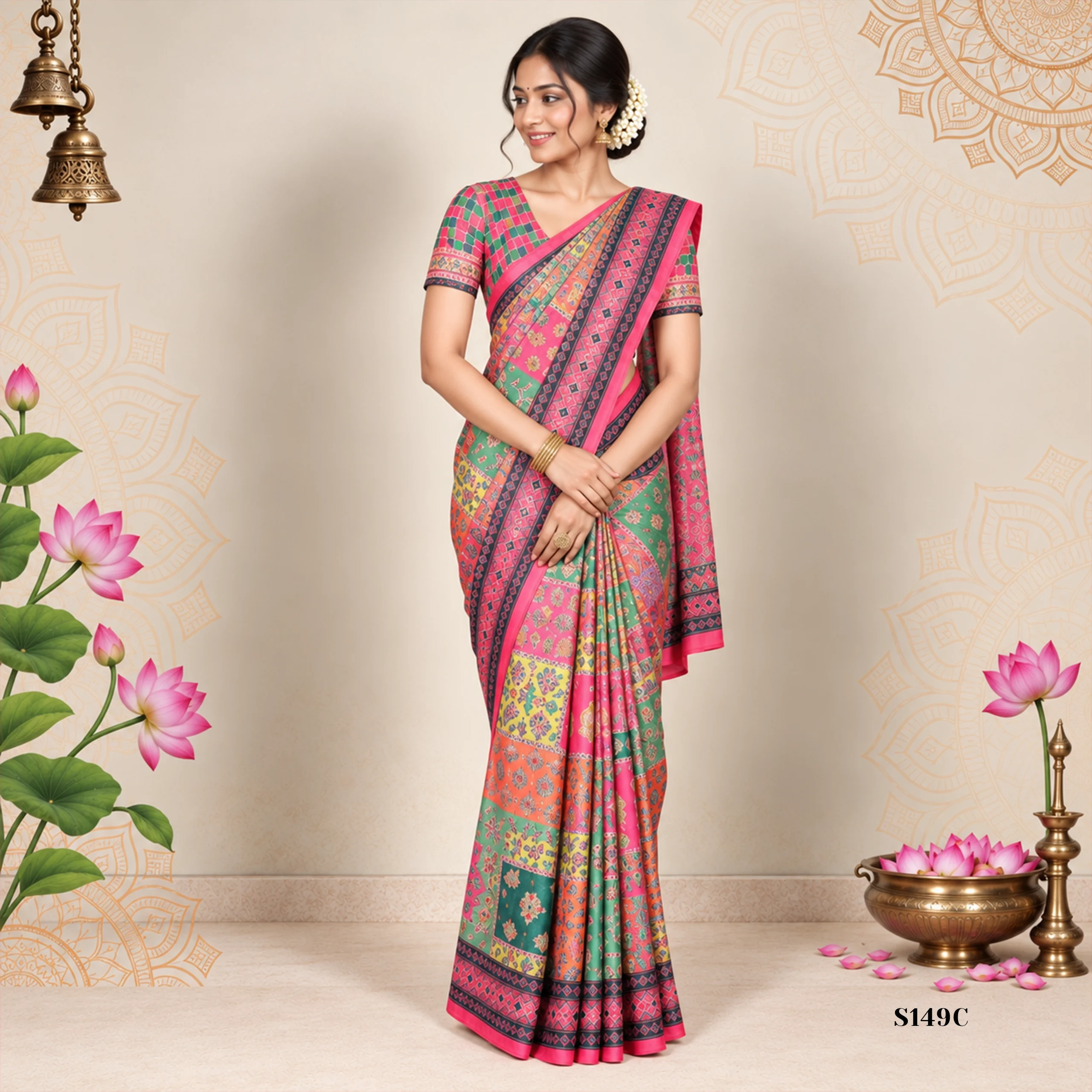 S149C Fancy Sarees - Image 1