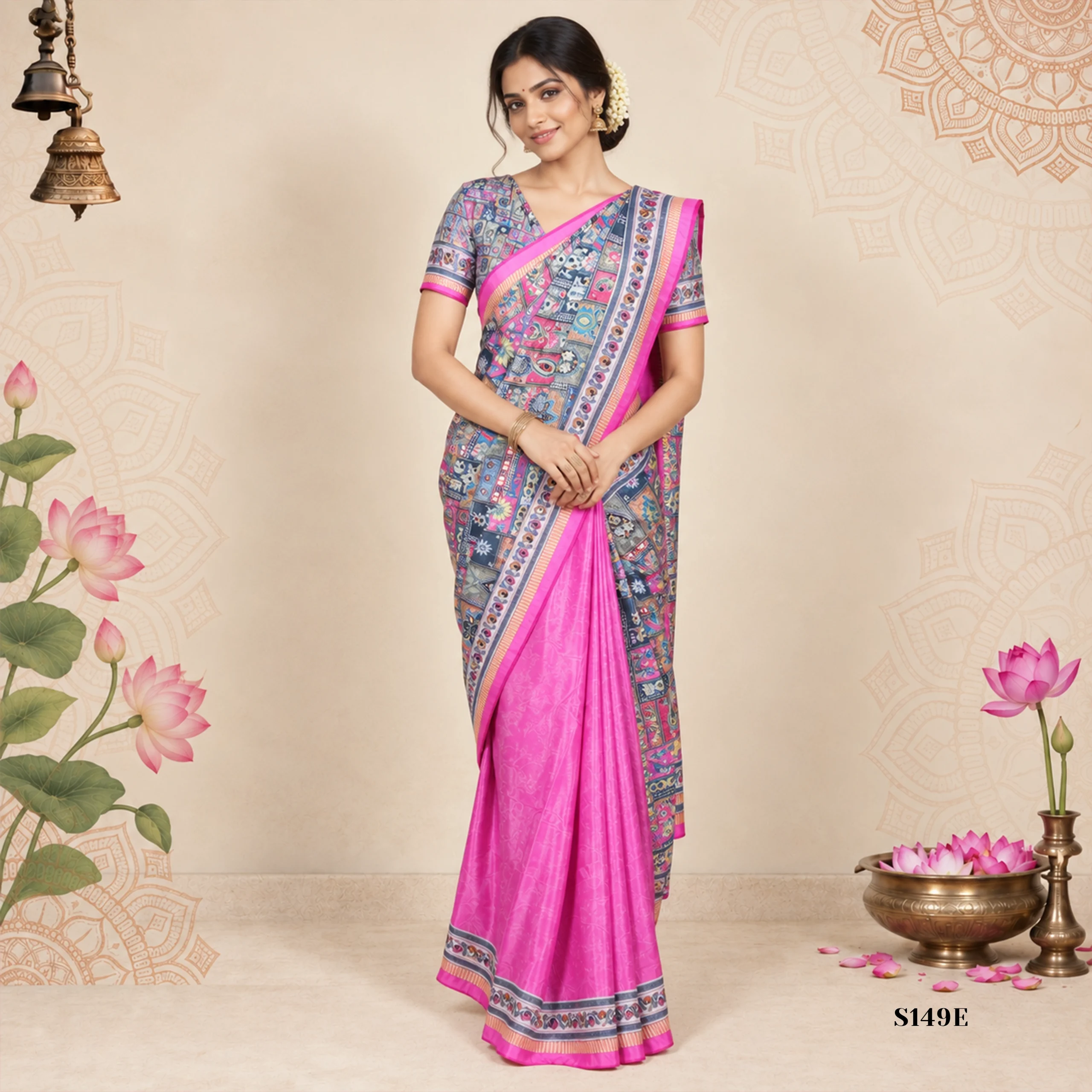 S149E Fancy Sarees - Image 1