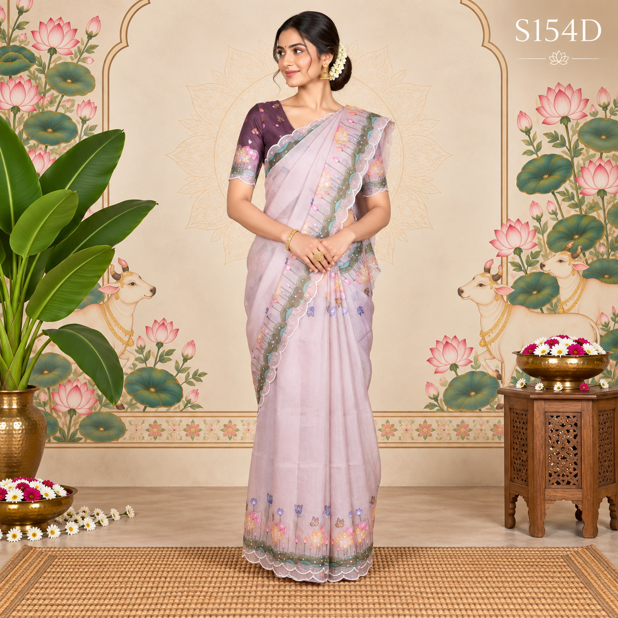 S154D (2) Designer Sarees - Image 1