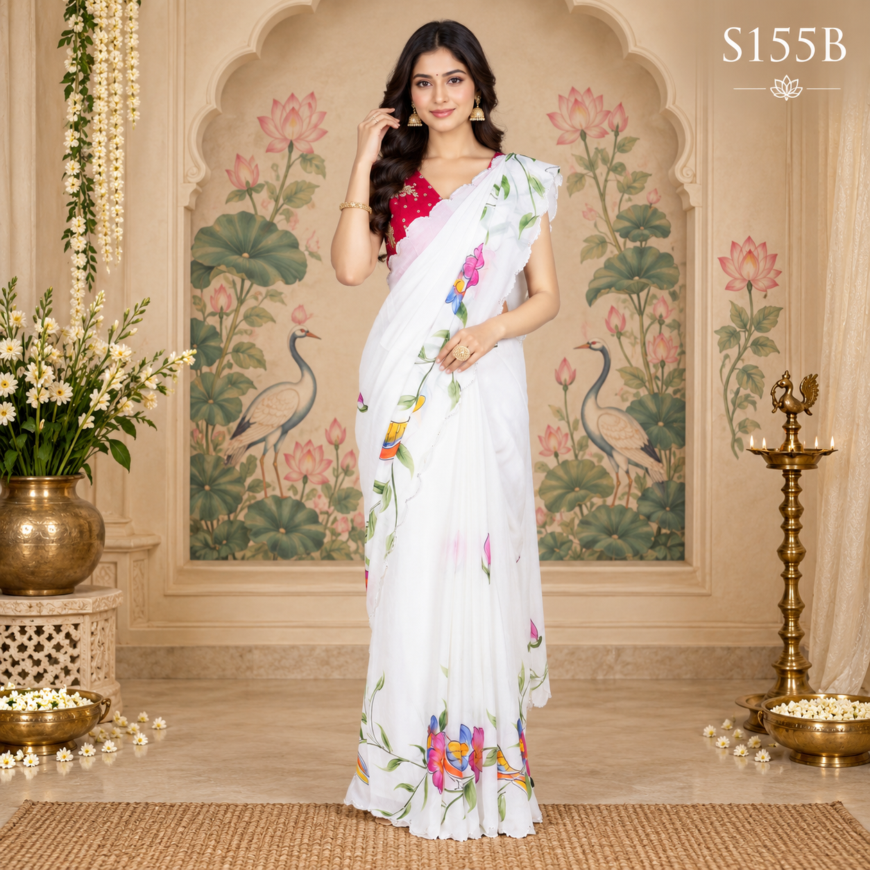 S155B (2) Designer Sarees - Image 1