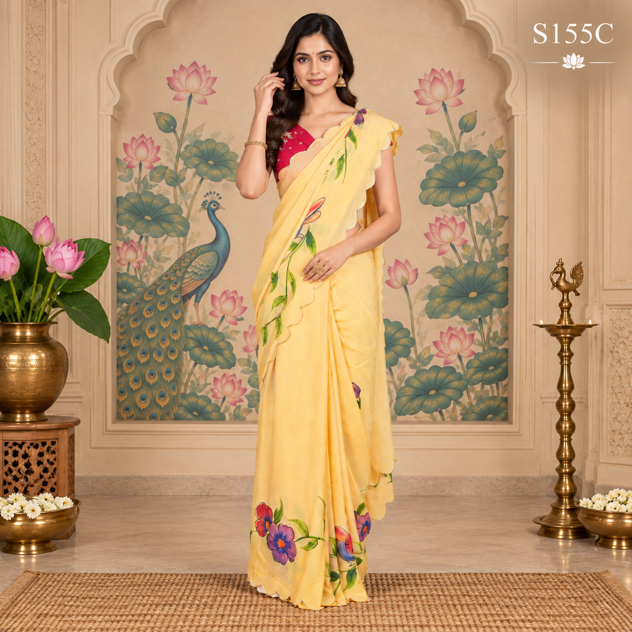 S155C (2) Designer Sarees - Image 1