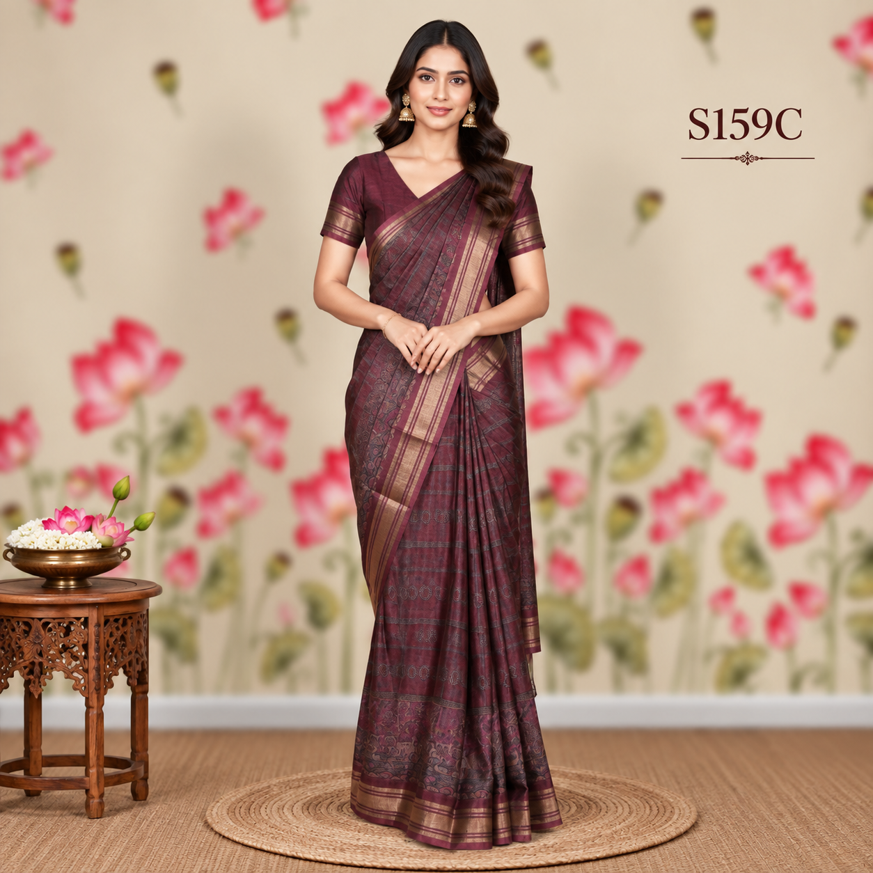 S159B (5) Fancy Sarees - Image 1