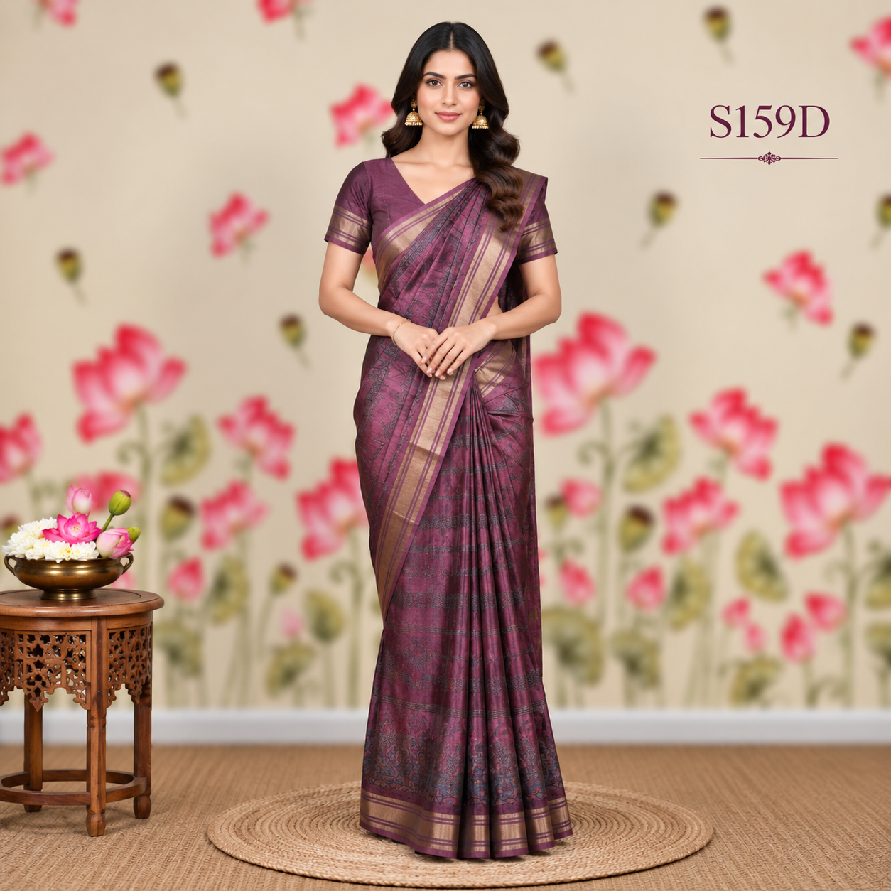 S159C (2) Fancy Sarees - Image 1