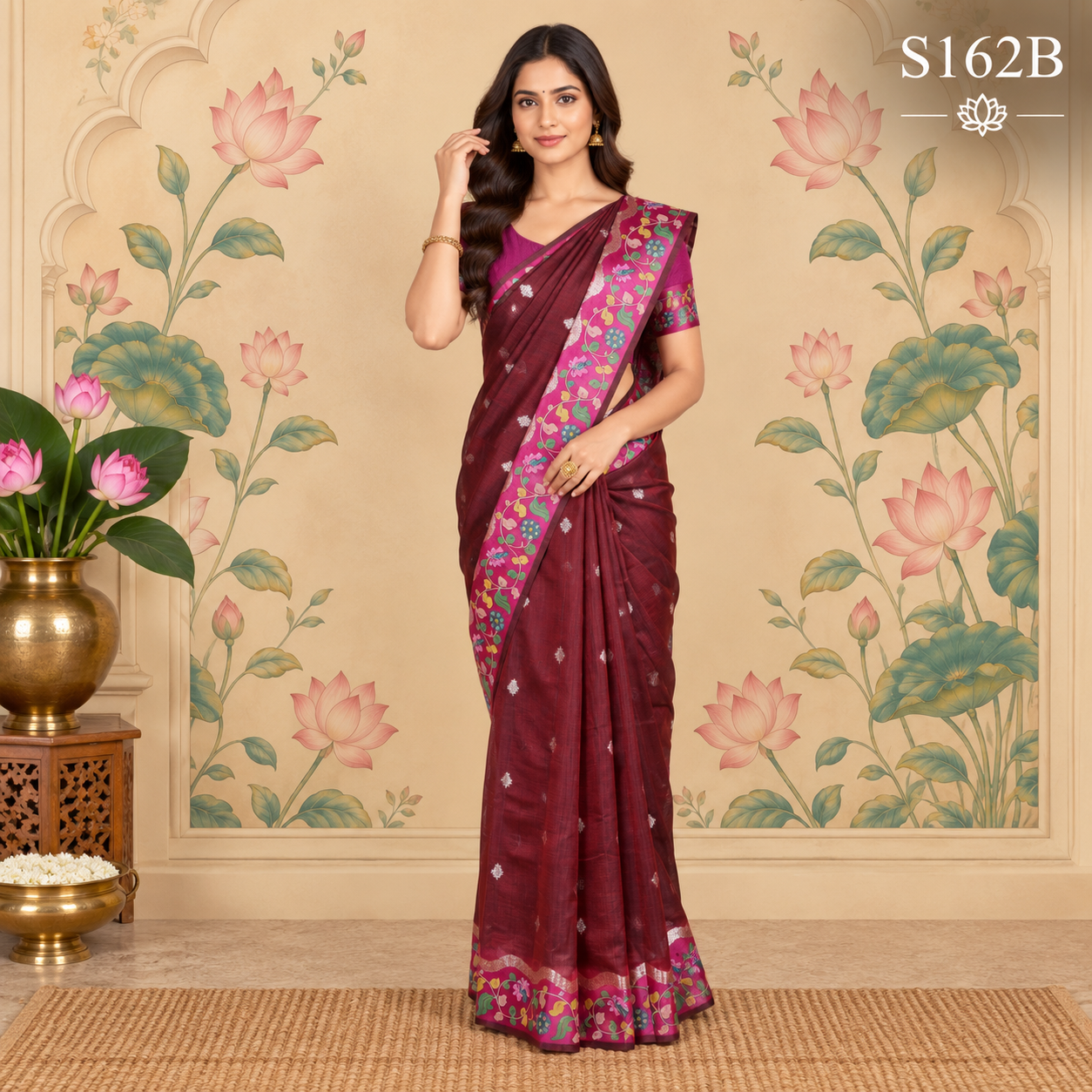 S162B (2) Silk Kota Sarees - Image 1
