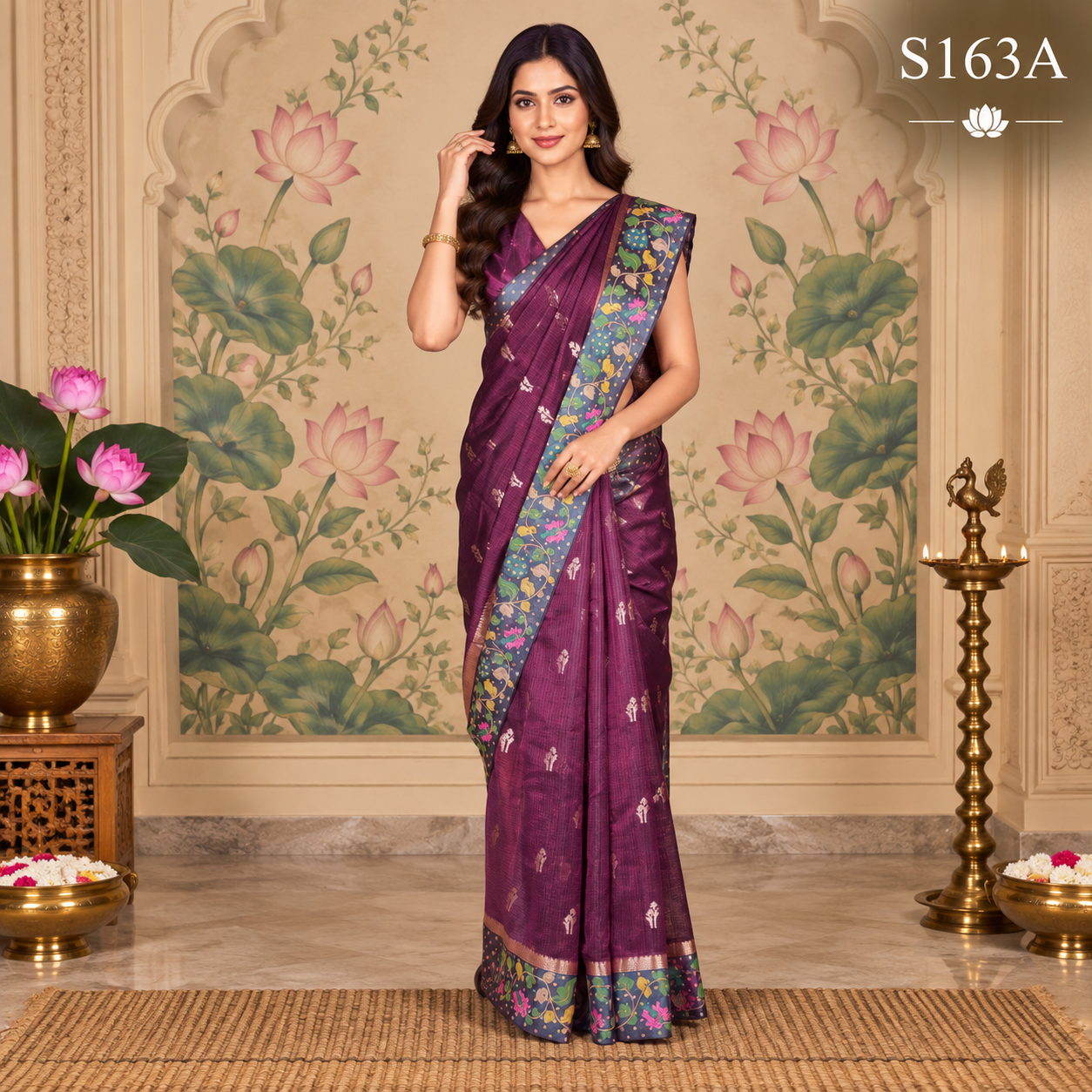 S163A (3) Silk Kota Sarees - Image 1