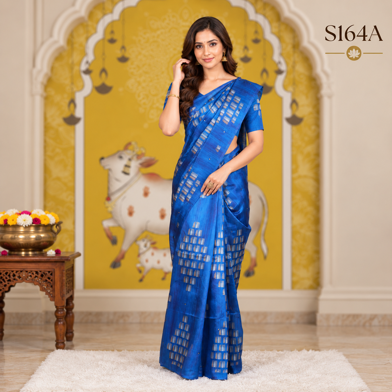 S164A (2) Fancy Sarees - Image 1