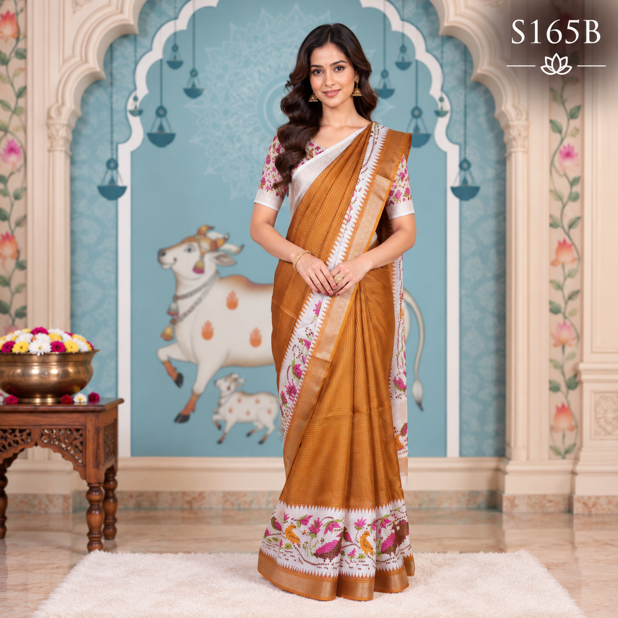S165B (2) Fancy Sarees - Image 1