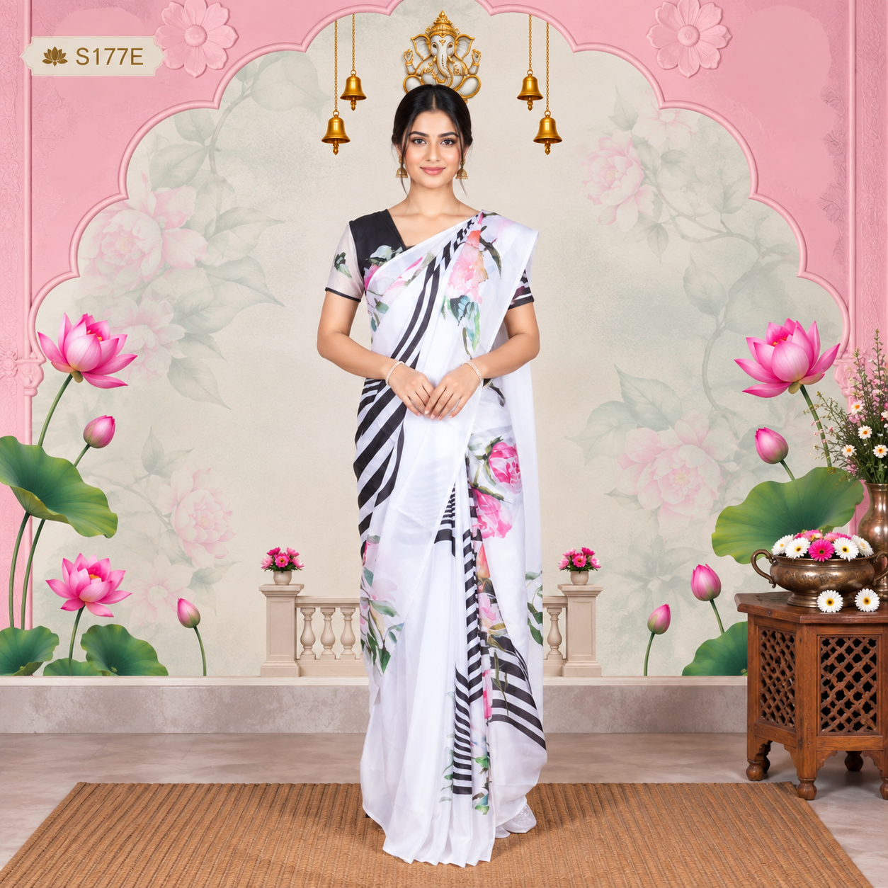 S177E(1) Fancy Sarees - Image 1