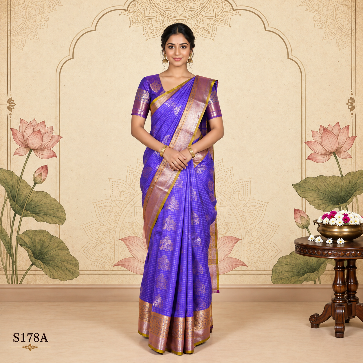 S178A (2) Rangoli Silk Sarees - Image 1