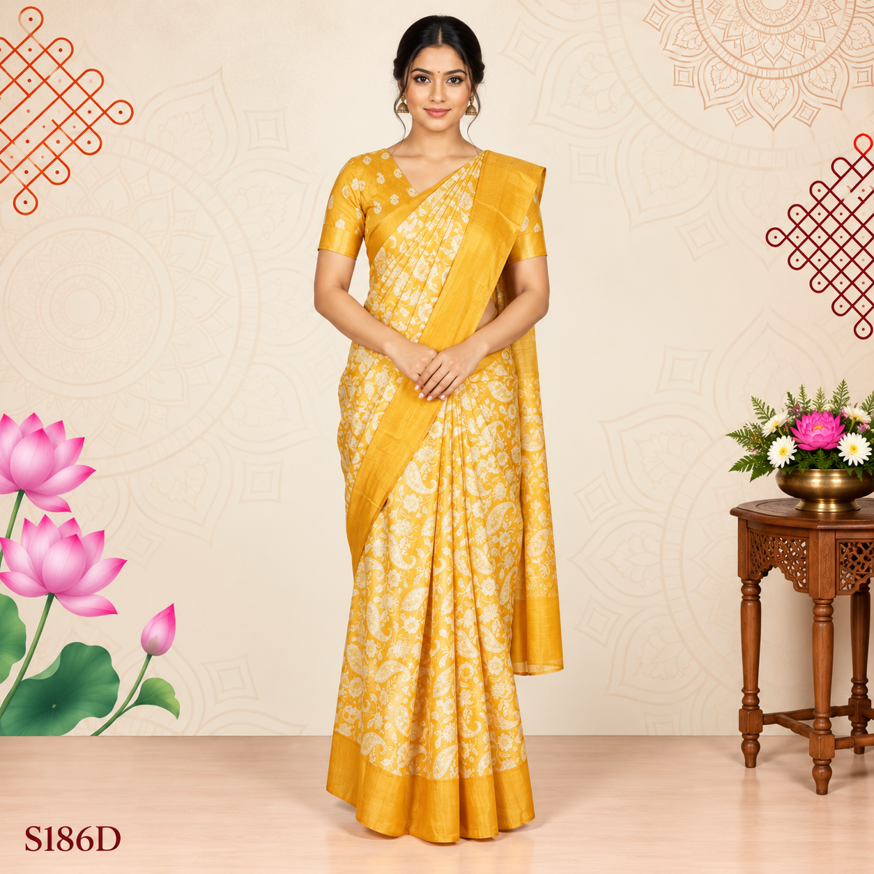 S186D(1) Fancy Sarees - Image 1