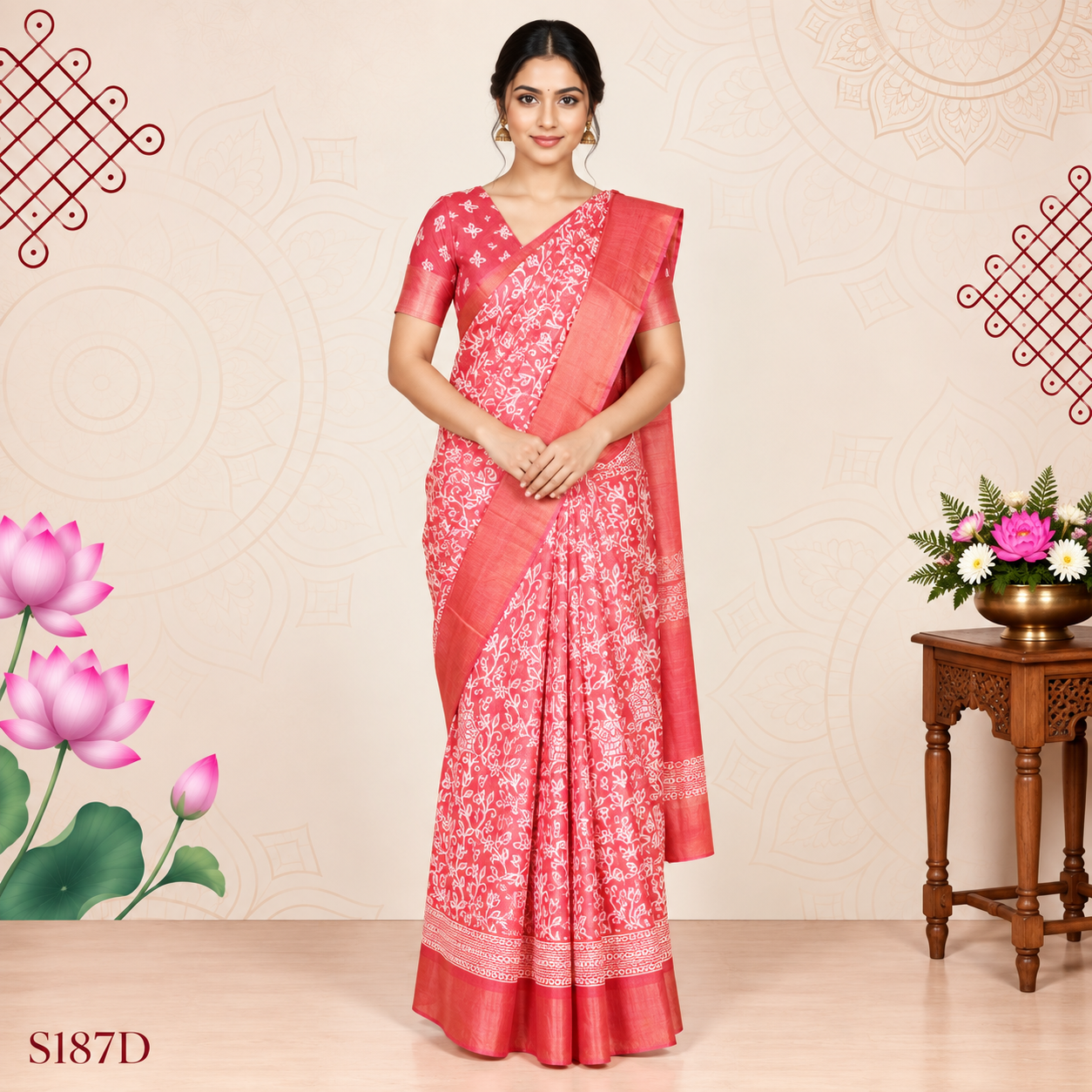 S187D(1) Fancy Sarees - Image 1