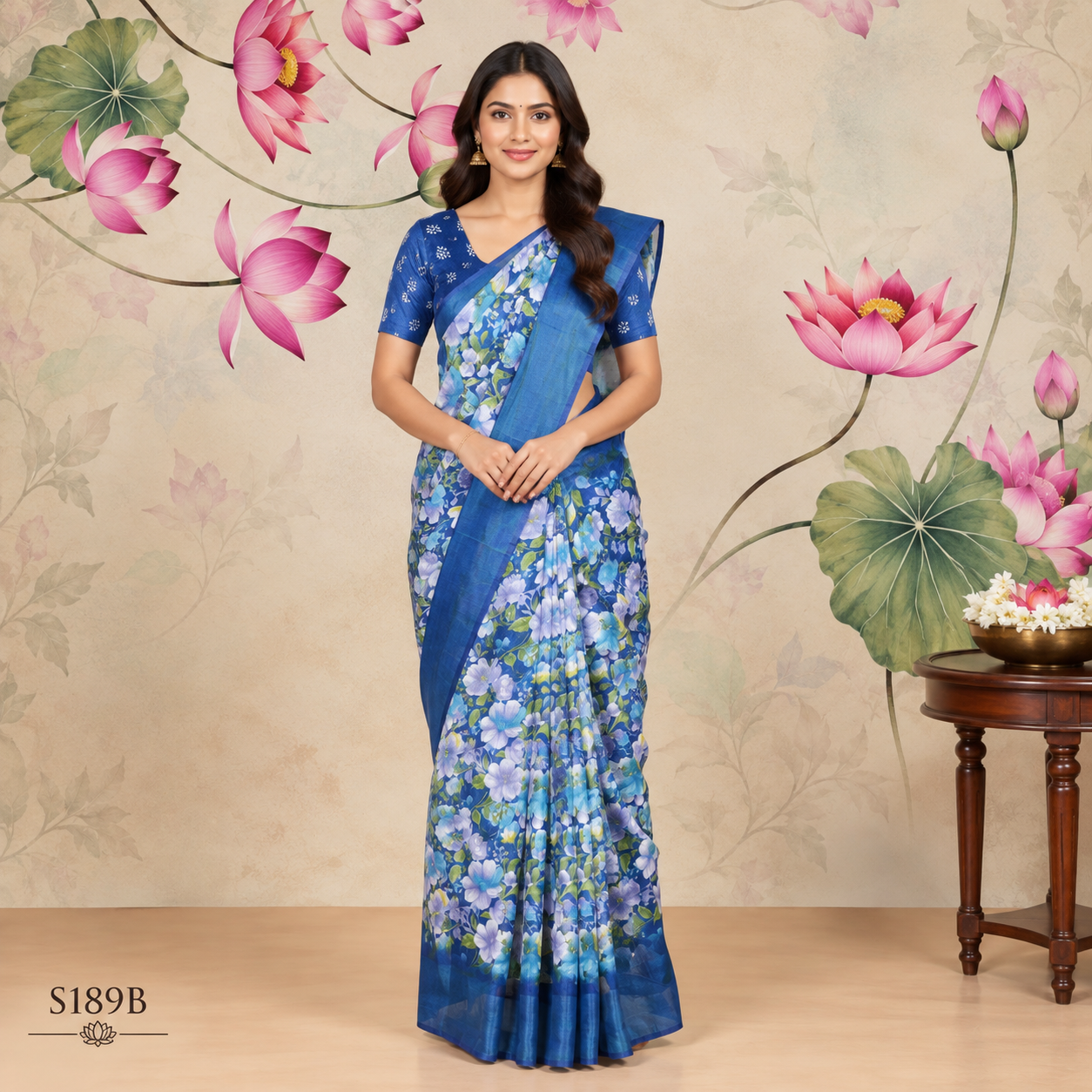 S189B(1) Fancy Sarees - Image 1