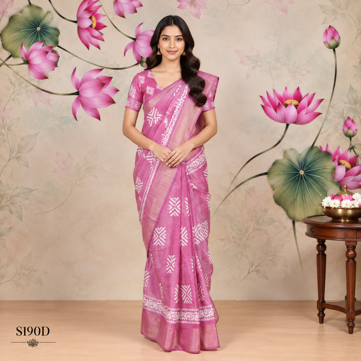 S190D(1) Fancy Sarees - Image 1