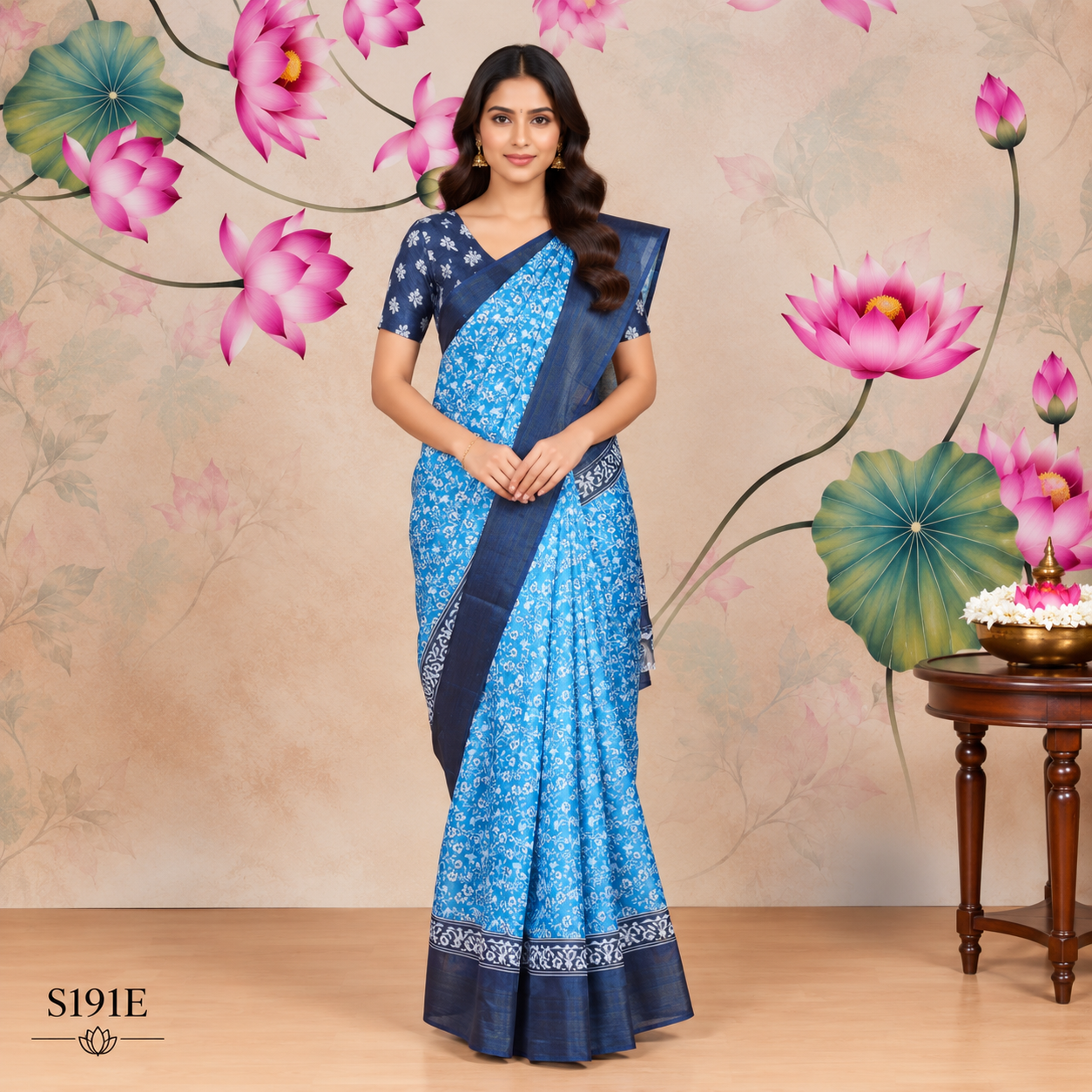 S191E(1) Fancy Sarees - Image 1