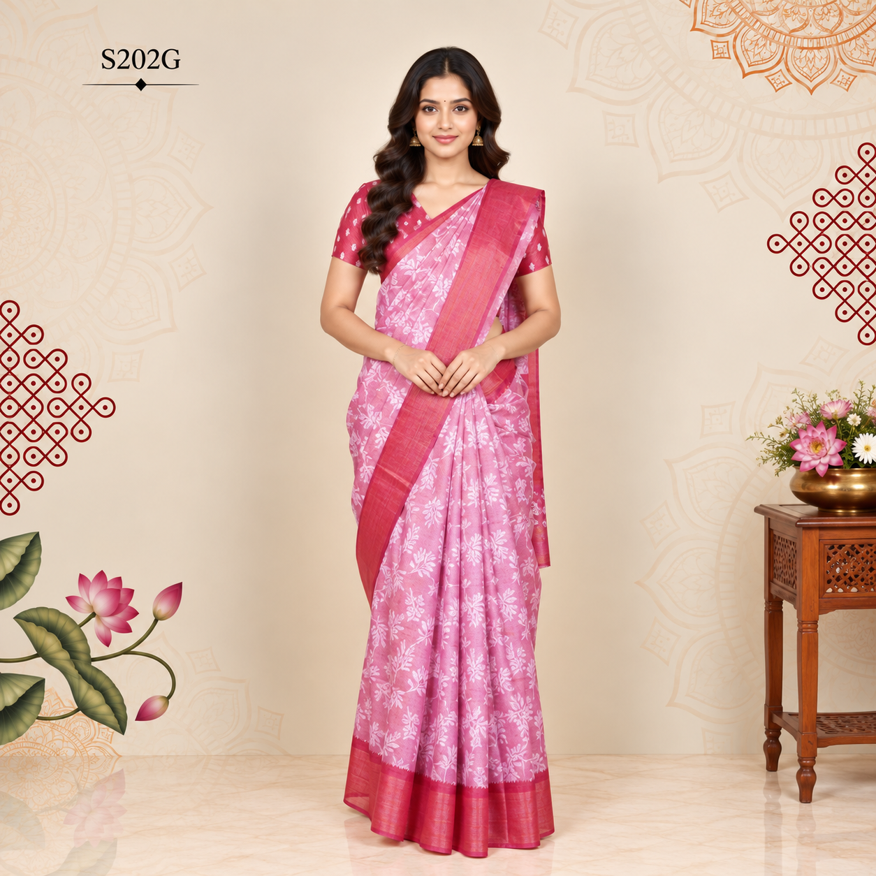 S202G(1) Fancy Sarees - Image 1