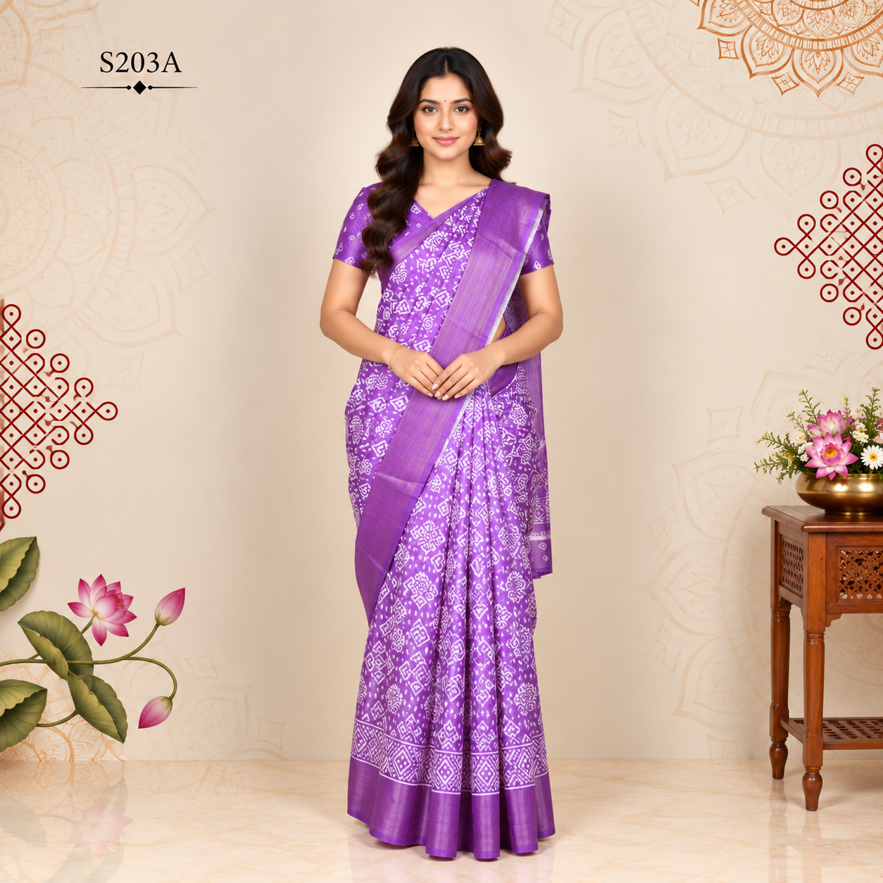 S203A(1) Fancy Sarees - Image 1