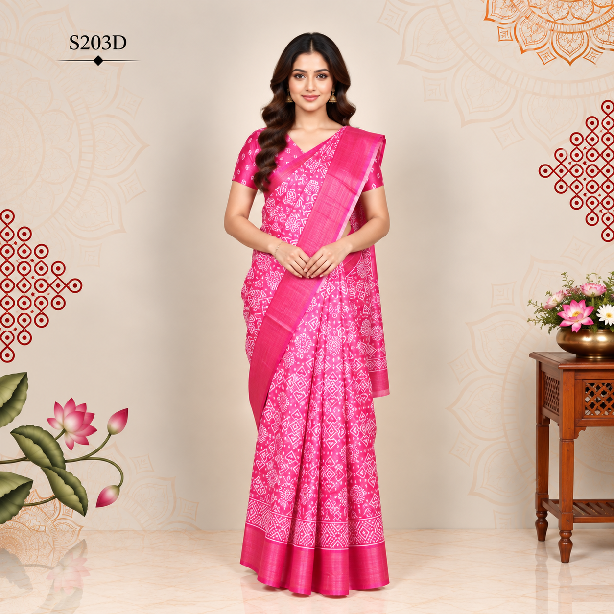 S203D(1) Fancy Sarees - Image 1