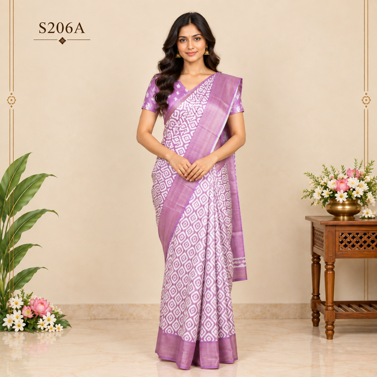 S206A(1) Fancy Sarees - Image 1