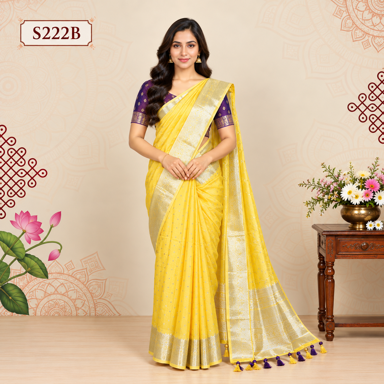 S222B(1) Designer Sarees - Image 1