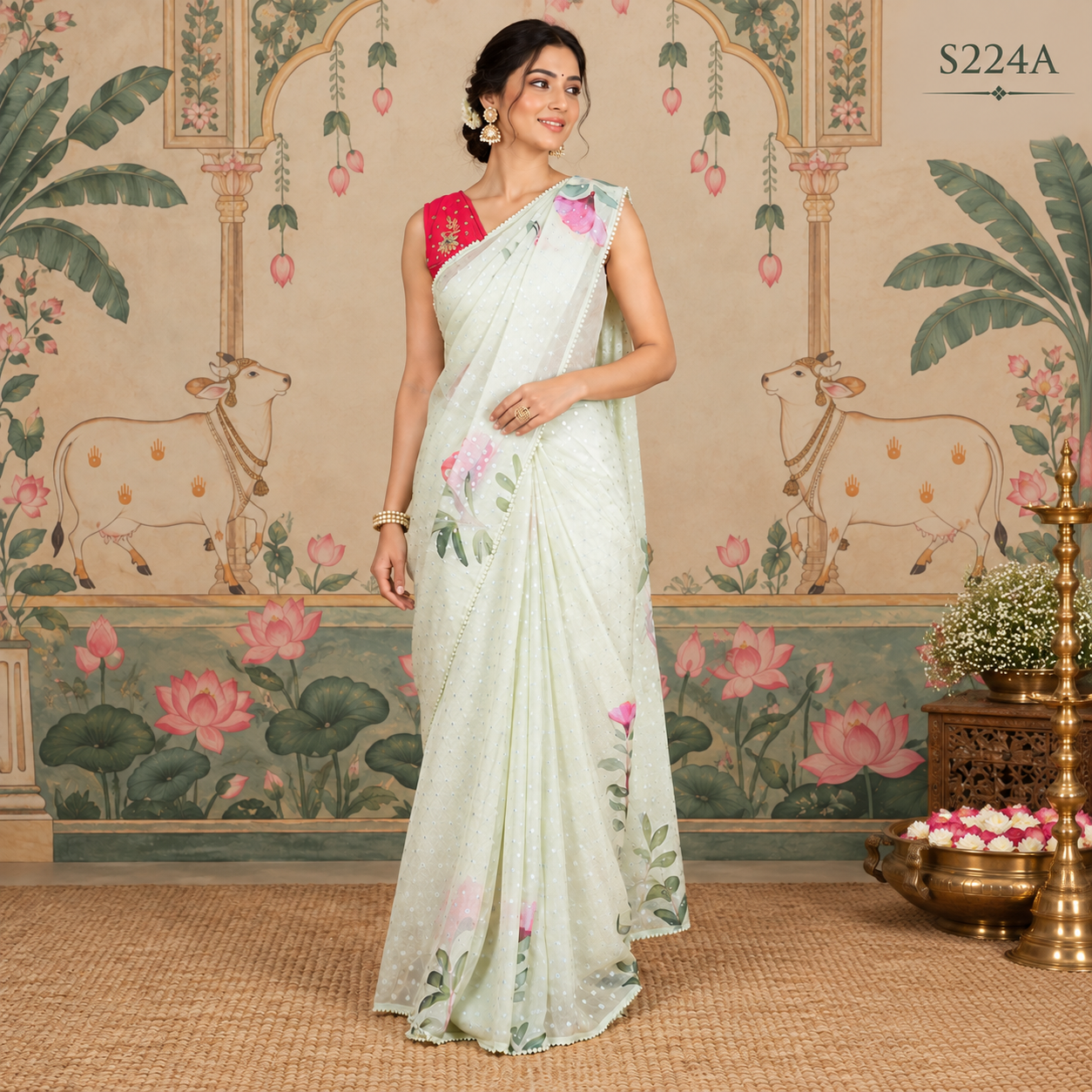 S224A(1) Designer sarees - Image 1