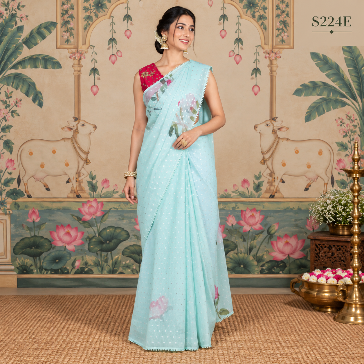 S224E(1) Designer sarees - Image 1
