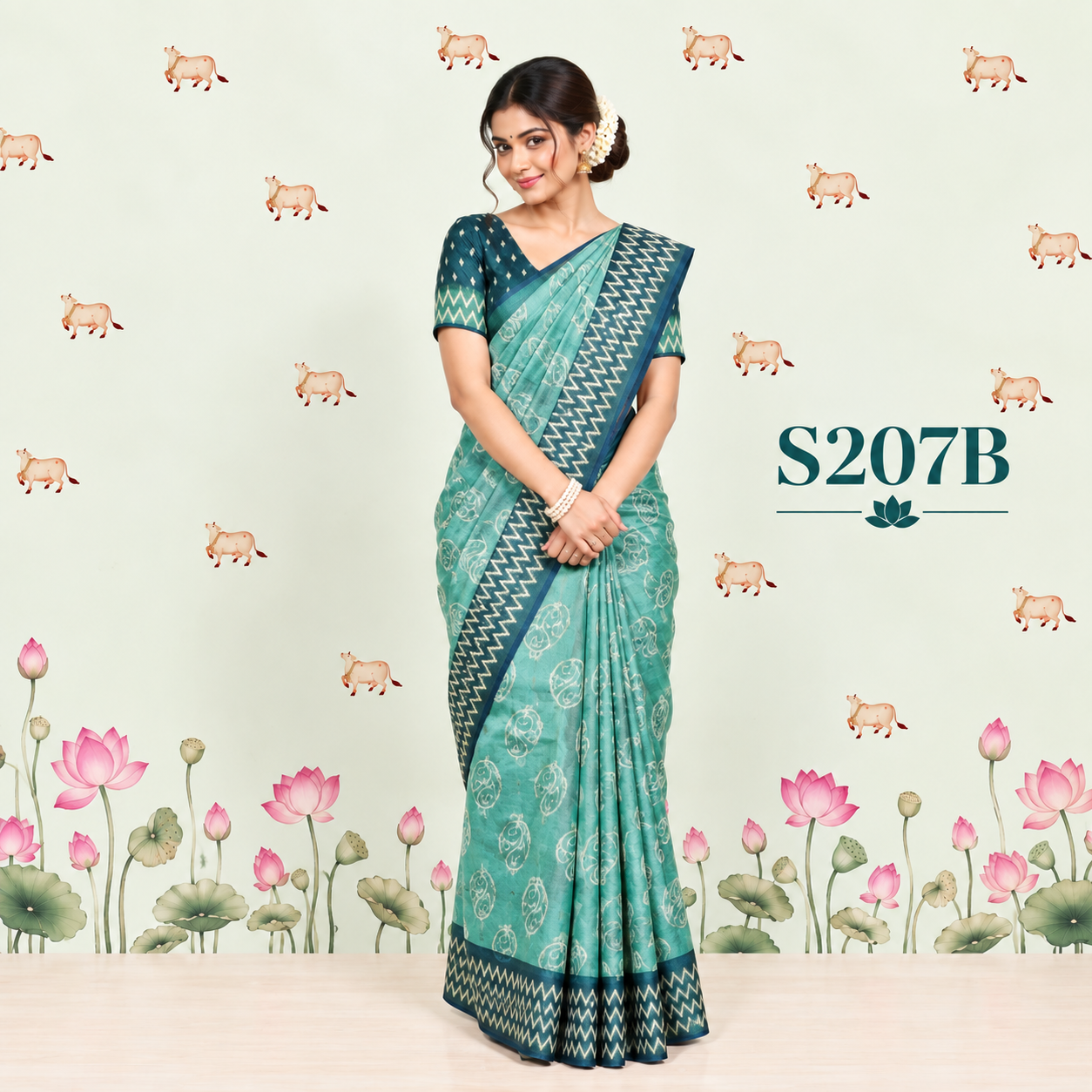 S207B(1) Fancy Sarees - Image 1