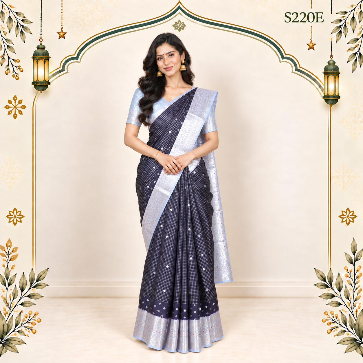 S220E(1) Fancy Sarees - Image 1