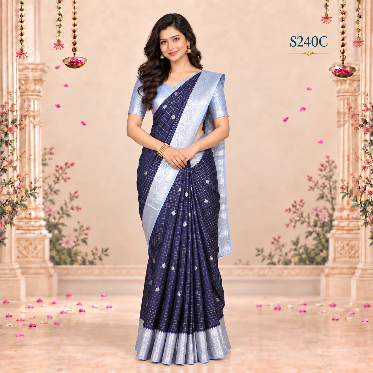 S240C(1) Fancy Sarees - Image 1