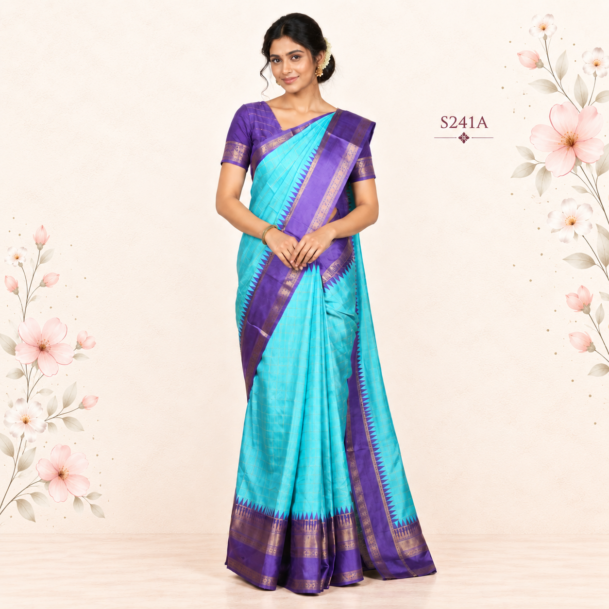 S241A(1) Fancy Sarees - Image 1