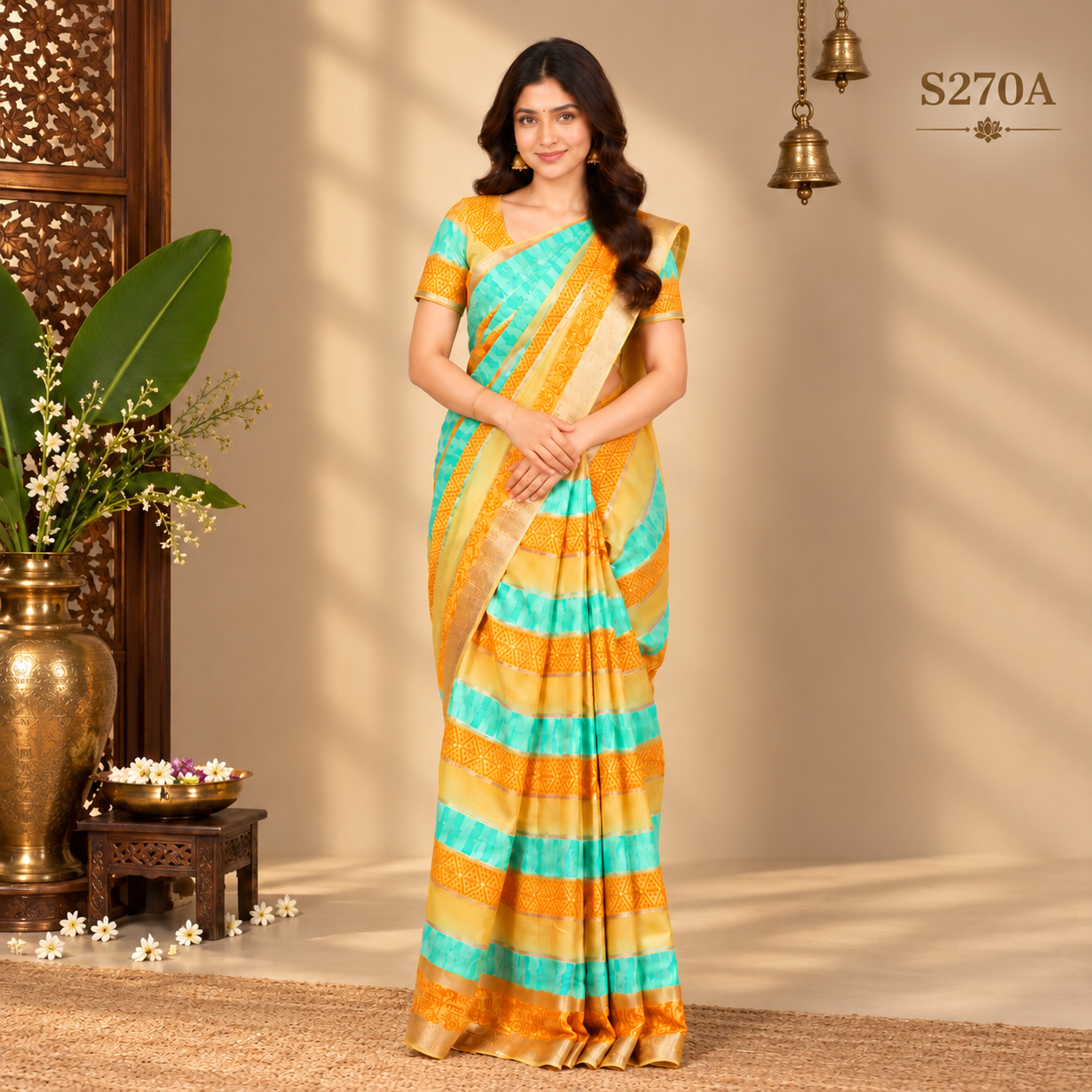 S270A(1) Fancy Sarees - Image 1